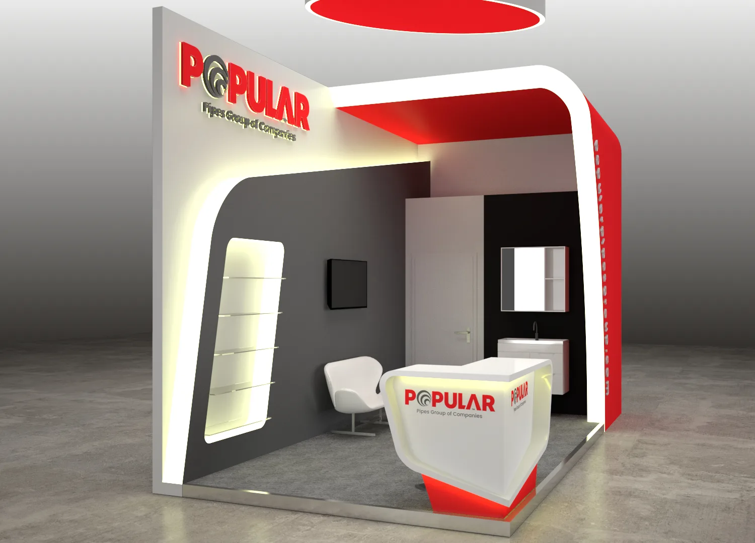 3D Exhibition Stand Design Popular Pipes Big 5 Global Dubai — photo 5