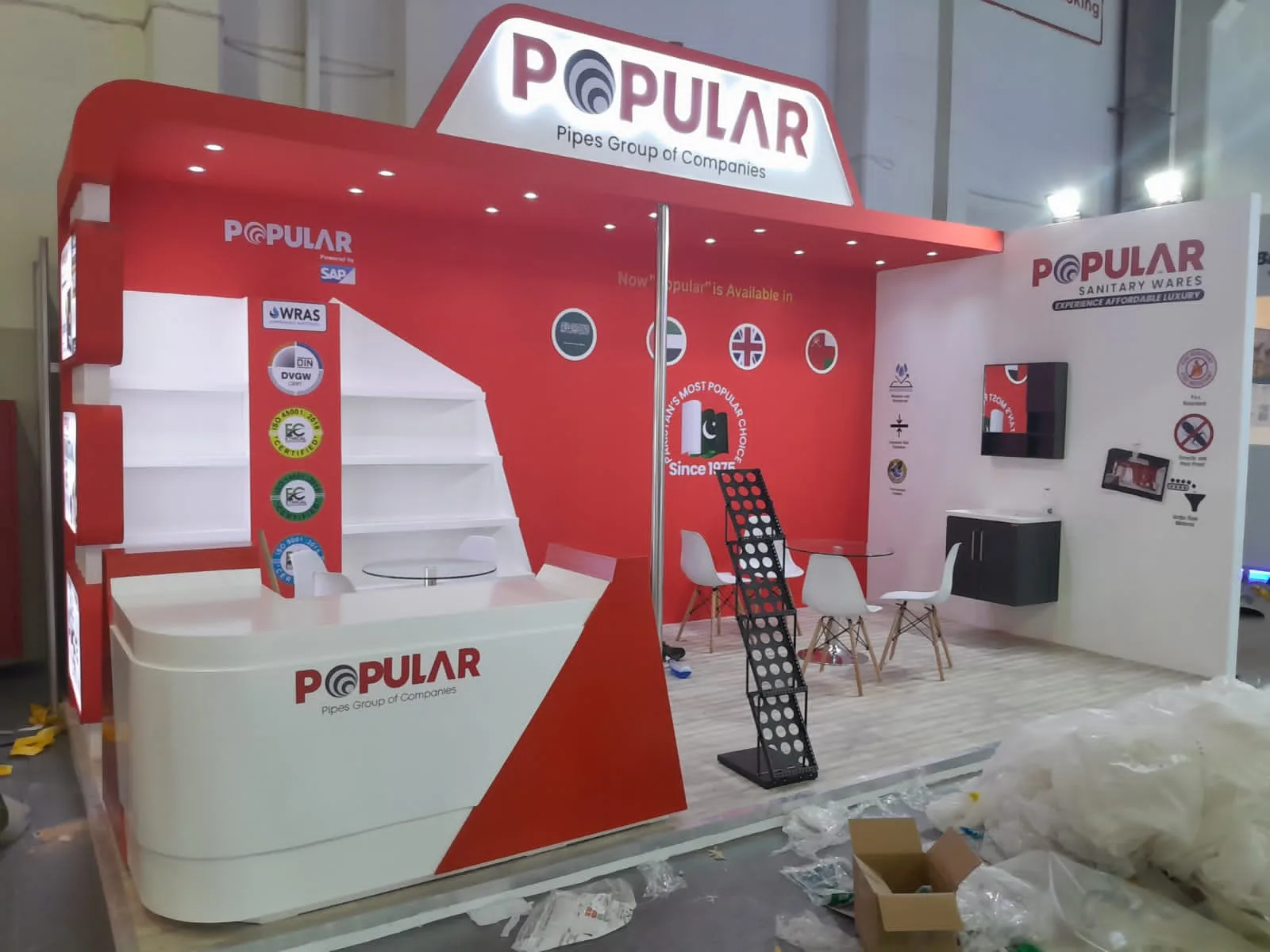 Popular Pipes Exhibition Booth — Big 5 Global, Dubai