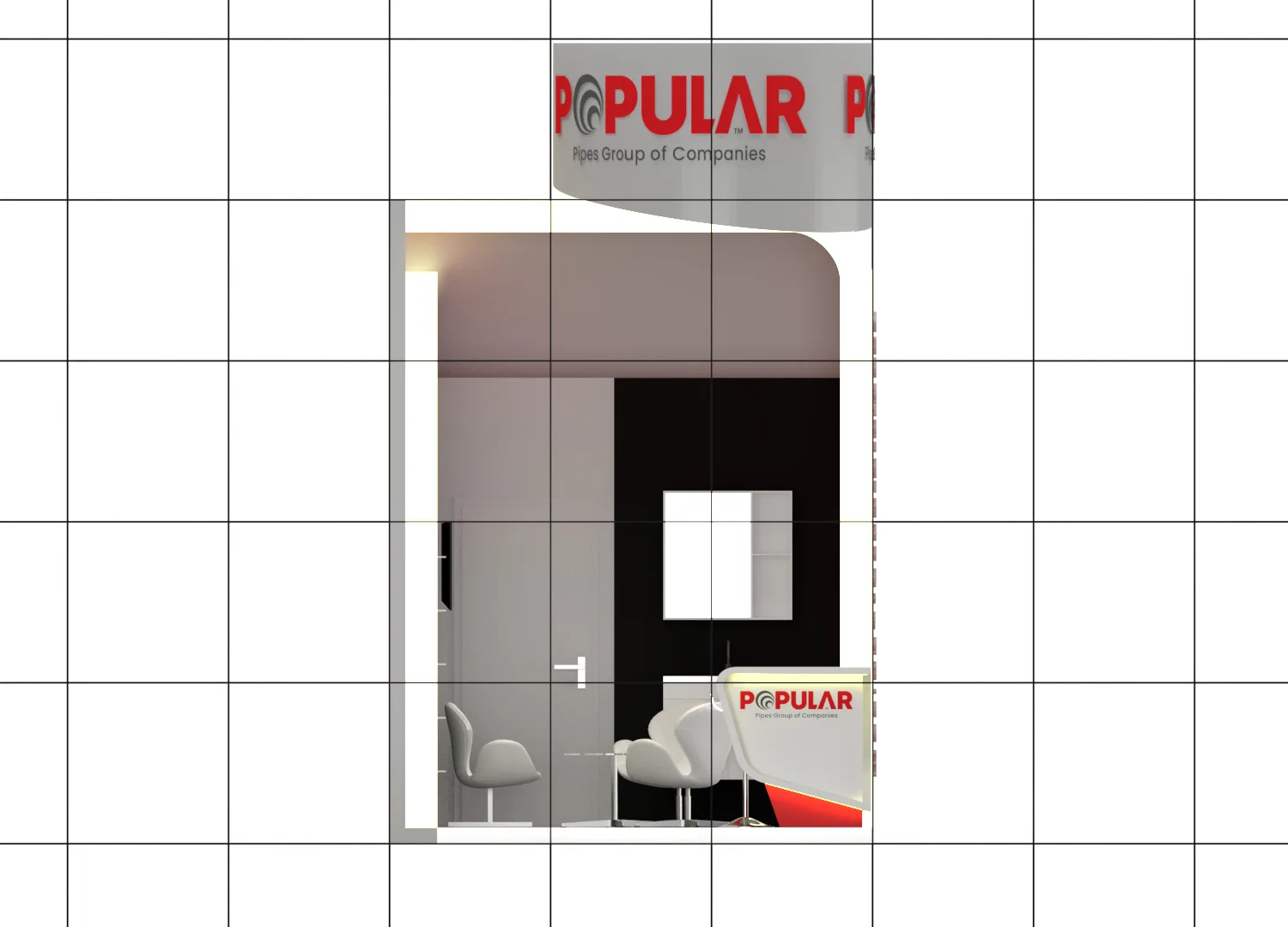 3D Exhibition Stand Design Popular Pipes Big 5 Global Dubai — photo 7